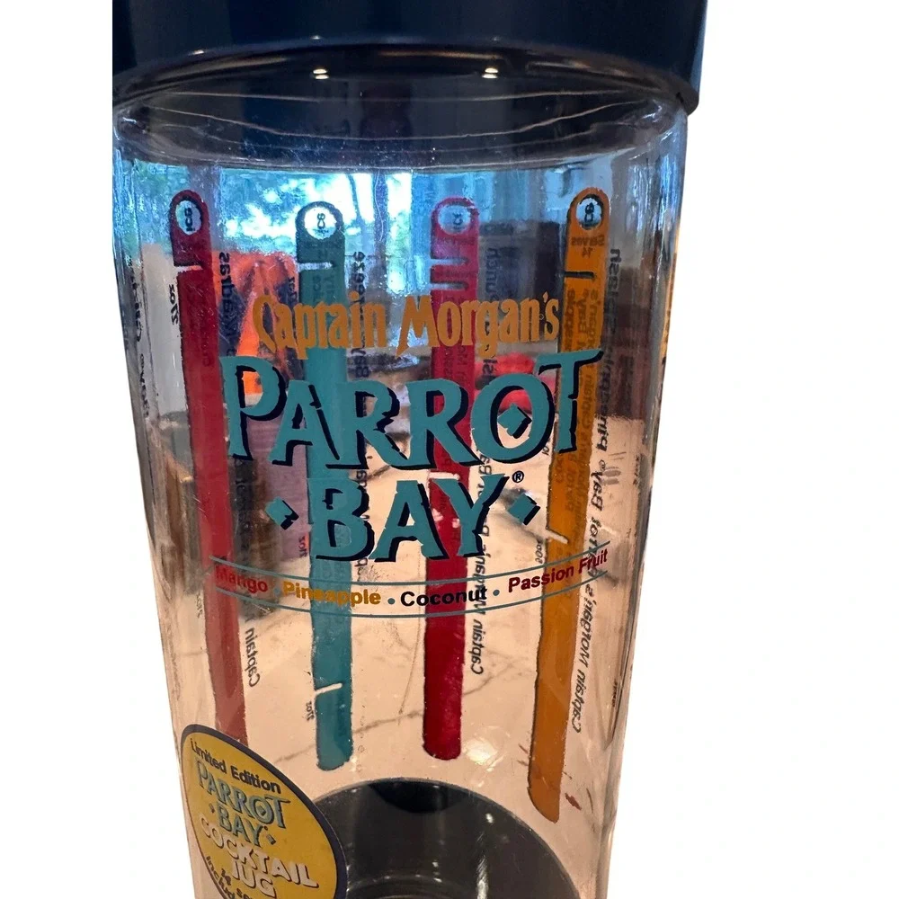 Captain Morgan‎ Parrot Bay Limited Edition Cocktail Jug Dispenser with Recipes